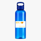 Прозрачная спортивная бутылка