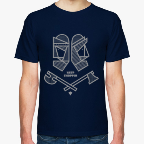 Футболка с принтом KEEP CHOPPIN