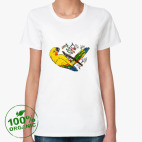 Женская футболка органик