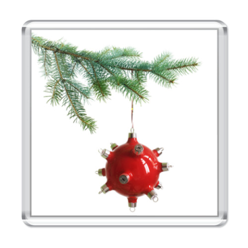 Магнит  Ёлочная мина