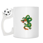 Кружка с футбольным мячиком