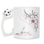 Кружка с футбольным мячиком