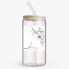 Банка с бамбуковой крышкой