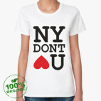 Женская футболка органик