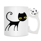 Кружка с футбольным мячиком