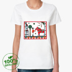 Женская футболка органик