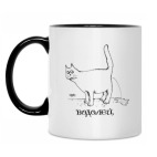 Кружка двухцветная