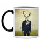 Кружка двухцветная