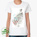 Женская футболка органик