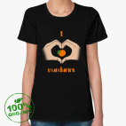 Женская футболка органик