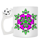 Кружка с футбольным мячиком