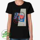 Женская футболка органик