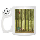 Кружка с футбольным мячиком