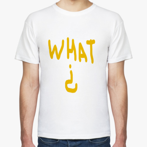 Футболка с принтом What - Nothing