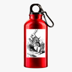 Металлическая бутылка 400 мл UV-DTF