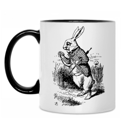 Кружка с принтом ~ В кроличью нору~