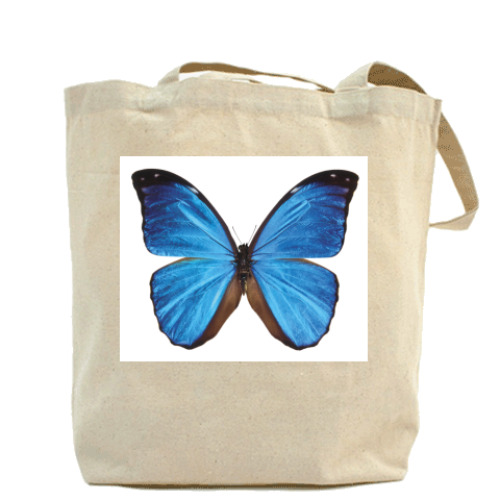 Сумка шоппер с принтом  Бабочка