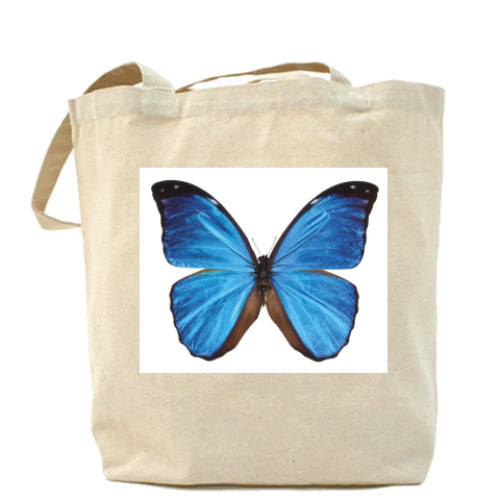 Сумка шоппер с принтом  Бабочка