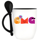 Кружка с ложкой