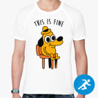 Мужская спортивная футболка