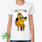 Женская футболка органик