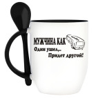 Кружка с ложкой