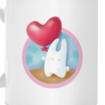 Зайчик с шариком сердцем