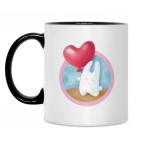 Кружка двухцветная