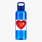 Прозрачная спортивная бутылка