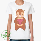 Женская футболка органик