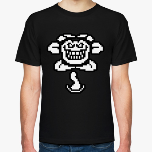 Футболка с принтом Flowey Evil