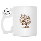 Кружка с футбольным мячиком