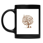 Кружка цветная UV-DTF