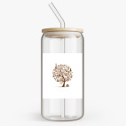 Банка с бамбуковой крышкой