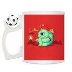 Кружка с футбольным мячиком