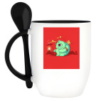 Кружка с ложкой