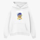 Толстовка худи оверсайз