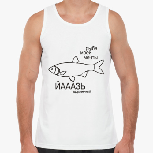 Майка с принтом Язь