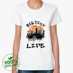 Женская футболка органик