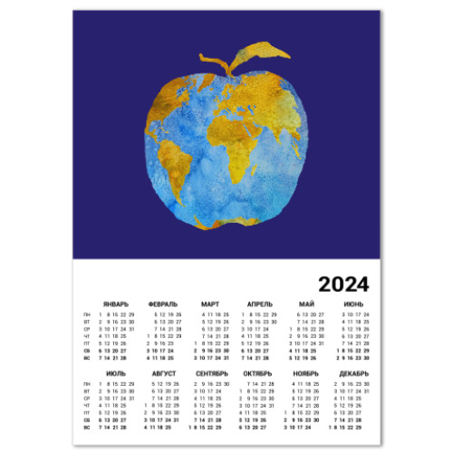 Календарь Apple Earth