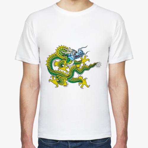 Футболка с принтом Дракон