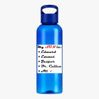 Прозрачная спортивная бутылка