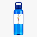 Прозрачная спортивная бутылка