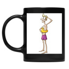 Кружка цветная UV-DTF