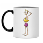 Кружка двухцветная