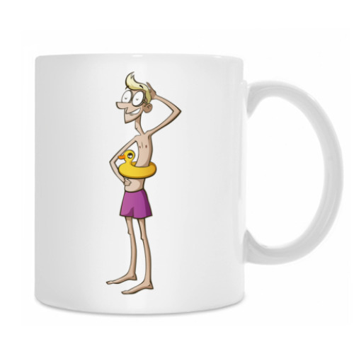 Кружка с принтом Худой