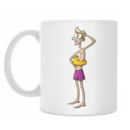 Кружка с принтом Худой