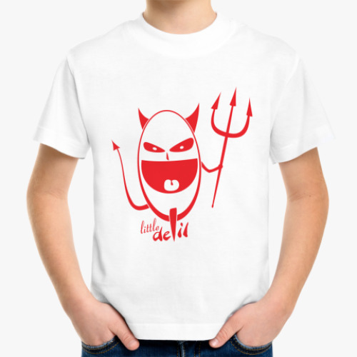 Детская футболка The little Devil