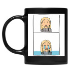 Кружка цветная UV-DTF