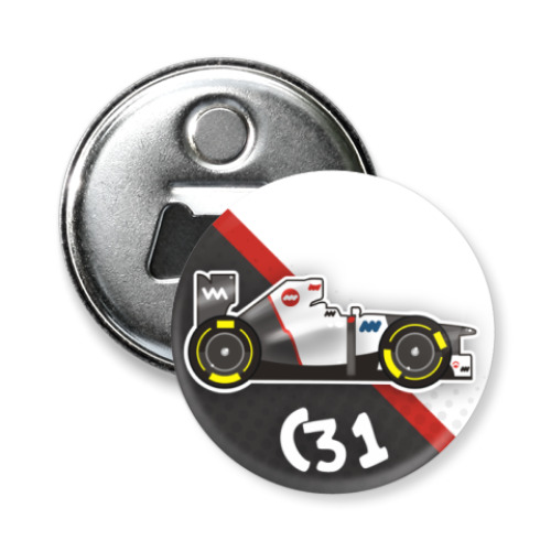 Магнит-открывашка с принтом C31